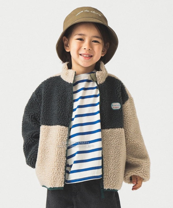 日本童裝 B:MING by BEAMS 2Way 雙面兩著 保暖外套 90-150cm 男童款/女童款 秋冬季 (適合香港平均溫度、寒冷天氣、溫度低天氣）OUTERWEAR  