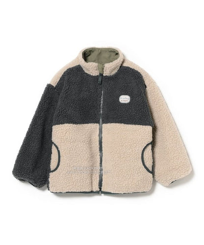 日本童裝 B:MING by BEAMS 2Way 雙面兩著 保暖外套 90-150cm 男童款/女童款 秋冬季 (適合香港平均溫度、寒冷天氣、溫度低天氣）OUTERWEAR  