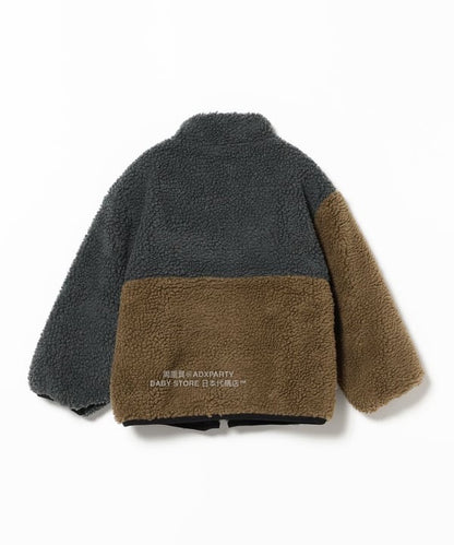 日本童裝 B:MING by BEAMS 2Way 雙面兩著 保暖外套 90-150cm 男童款/女童款 秋冬季 (適合香港平均溫度、寒冷天氣、溫度低天氣）OUTERWEAR  