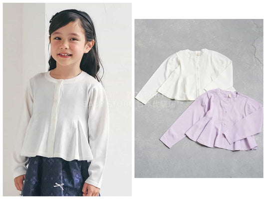 日本童裝 apres les cours 裙邊外套 80-140cm 女童款 春季 OUTERWEAR 面試/宴會/表演