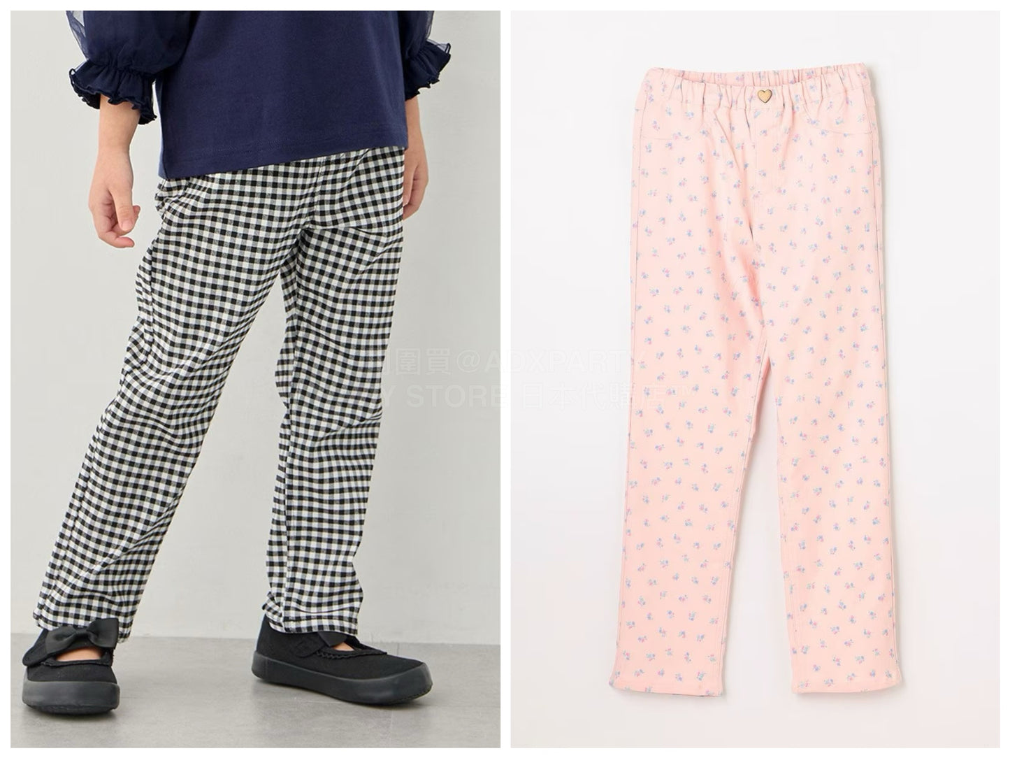日本童裝 aF#a325 休閒長褲 100-140cm 女童款 夏季 PANTS