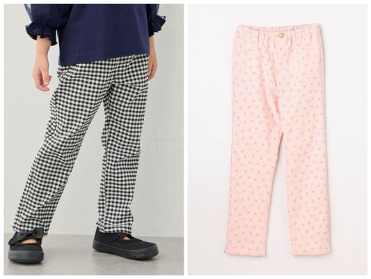 日本童裝 aF#a325 休閒長褲 100-140cm 女童款 夏季 PANTS