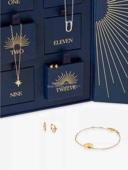 英美直送 ASTLEY CLARKE Worth £906 12-Day Limited-Edition 18ct Yellow-Gold Vermeil And Sterling-Silver 聖誕倒數日曆 大人款 聖誕快樂特輯 聖誕倒數日曆 滿$900可加$25免運 Christmas Advent Calendars 2025