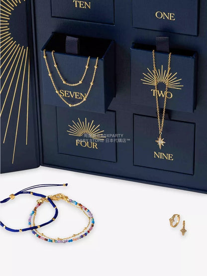 英美直送 ASTLEY CLARKE Worth £906 12-Day Limited-Edition 18ct Yellow-Gold Vermeil And Sterling-Silver 聖誕倒數日曆 大人款 聖誕快樂特輯 聖誕倒數日曆 滿$900可加$25免運 Christmas Advent Calendars 2025