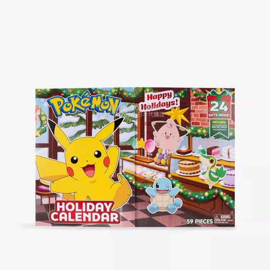 英美直送 POKEMON Battle Figure聖誕倒數日曆 兒童款 聖誕快樂特輯 聖誕倒數日曆 滿$900可加$25免運 Christmas Advent Calendars 2025