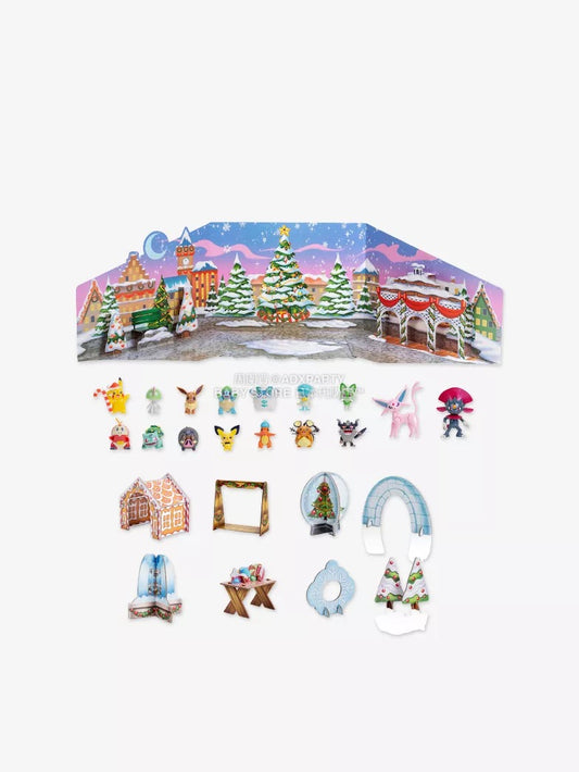 英美直送 POKEMON Deluxe Holiday聖誕倒數日曆 兒童款 聖誕快樂特輯 聖誕倒數日曆 滿$900可加$25免運 Christmas Advent Calendars 2025