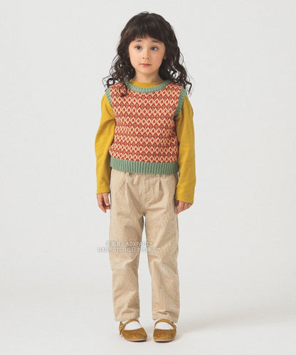 日本童裝 B:MING by BEAMS 燈芯絨長褲 100-140cm 男童款/女童款 秋冬季 PANTS