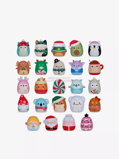 英美直送 SQUISHMALLOWS Squishalongs Holiday Toy聖誕倒數日曆 兒童款 聖誕快樂特輯 聖誕倒數日曆 滿$900可加$25免運 Christmas Advent Calendars 2025