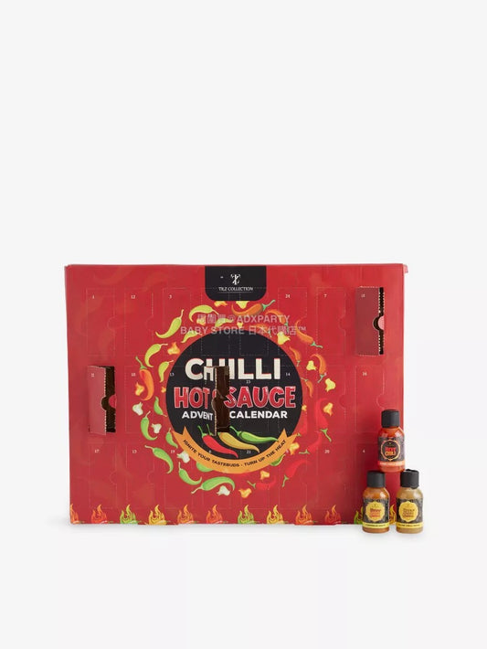 英美直送 TILZ COLLECTION Chilli Hot Sauce聖誕倒數日曆 大人款 聖誕快樂特輯 聖誕倒數日曆 滿$900可加$25免運 Christmas Advent Calendars 2025