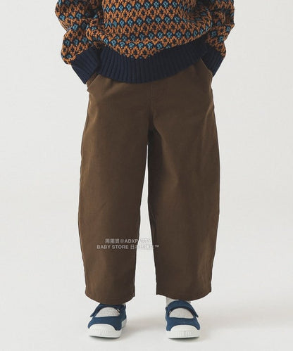 日本童裝 B:MING by BEAMS 寬鬆彈力長褲 100-150cm 男童款 秋冬季 PANTS