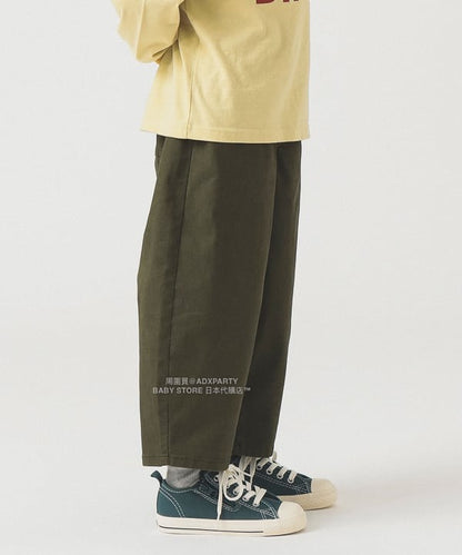 日本童裝 B:MING by BEAMS 寬鬆彈力長褲 100-150cm 男童款 秋冬季 PANTS
