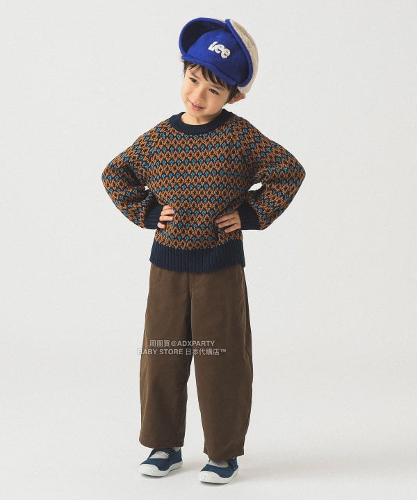 日本童裝 B:MING by BEAMS 寬鬆彈力長褲 100-150cm 男童款 秋冬季 PANTS