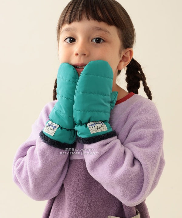 日本直送 BEAMS mini 夾棉毛毛手套 Free Size 手套系列