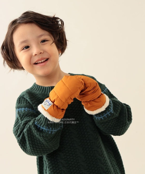 日本直送 BEAMS mini 夾棉毛毛手套 Free Size 手套系列