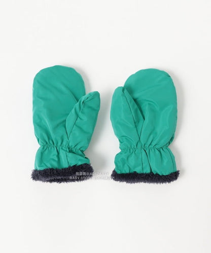 日本直送 BEAMS mini 夾棉毛毛手套 Free Size 手套系列