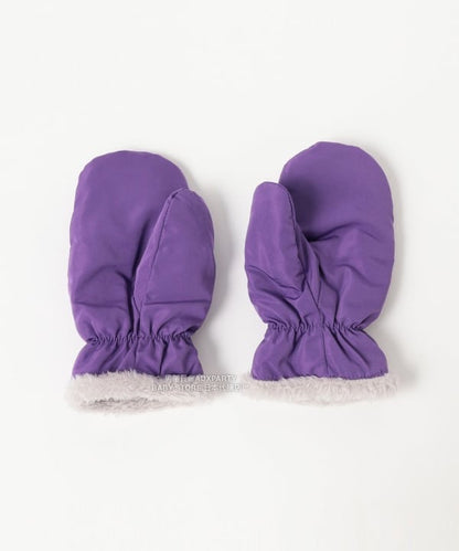 日本直送 BEAMS mini 夾棉毛毛手套 Free Size 手套系列