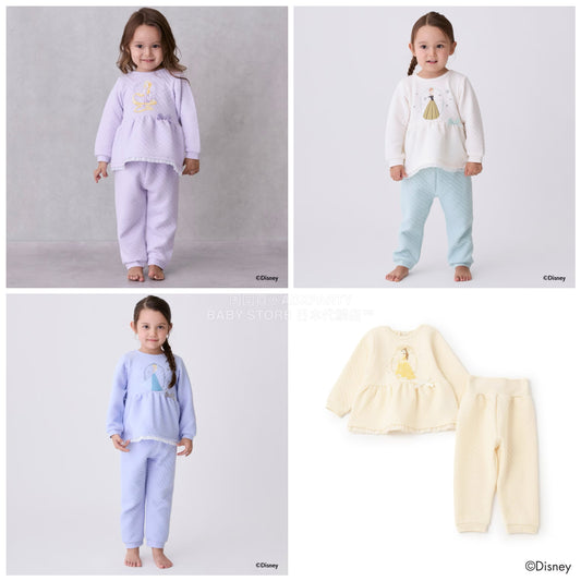 日本童裝 pe#main x Disney 睡衣 80-130cm 女童款 秋季 睡衣系列