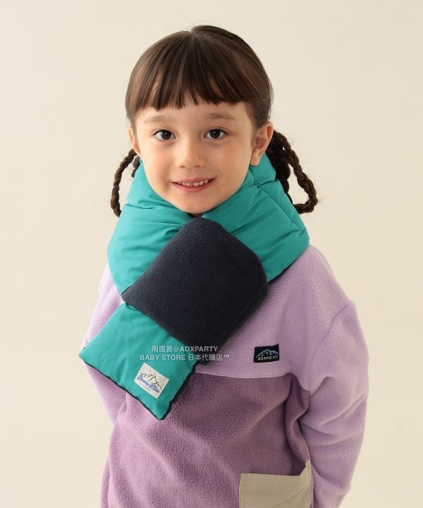 日本直送 BEAMS mini 夾棉抓毛頸巾 頸巾系列