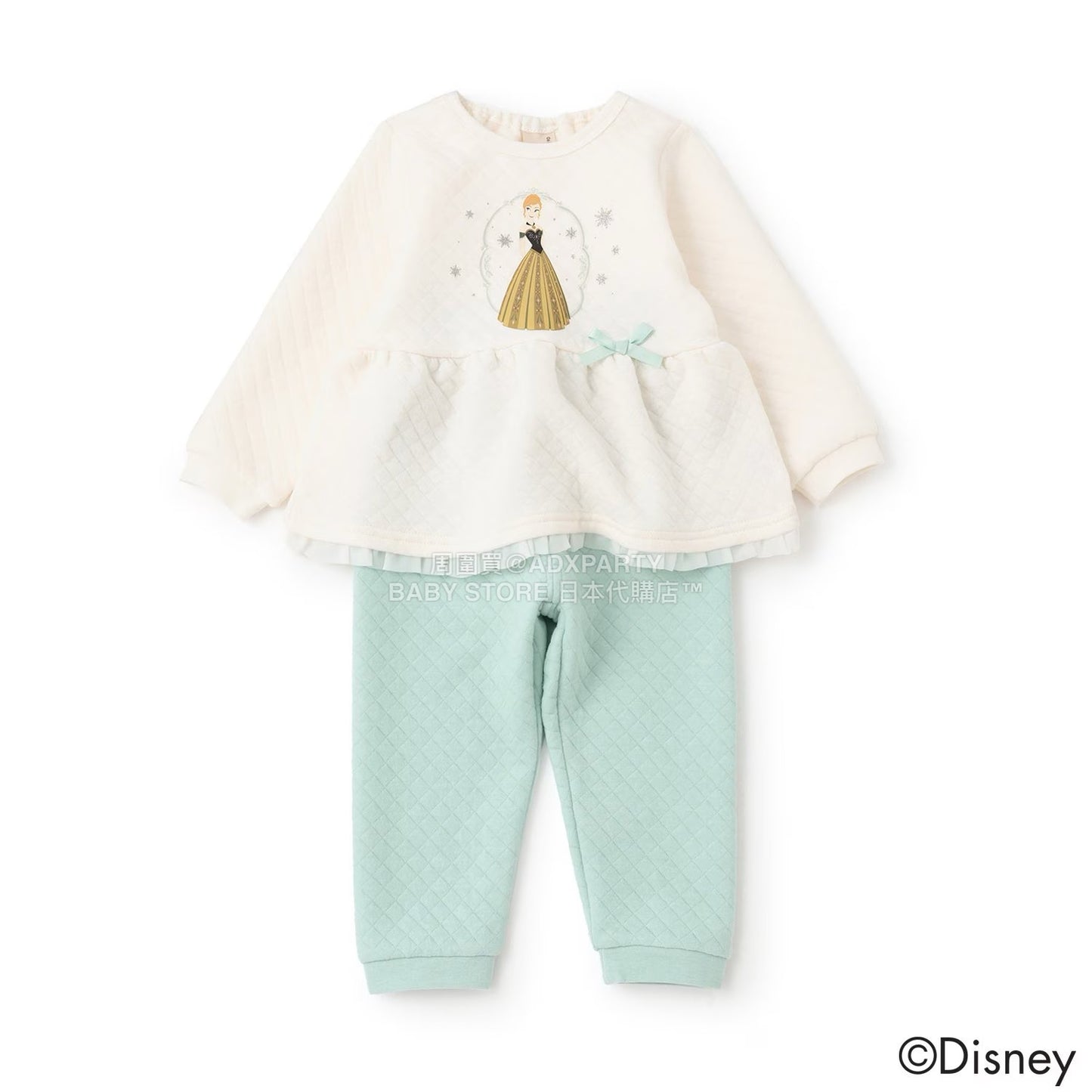 日本童裝 pe#main x Disney 睡衣 80-130cm 女童款 秋季 睡衣系列