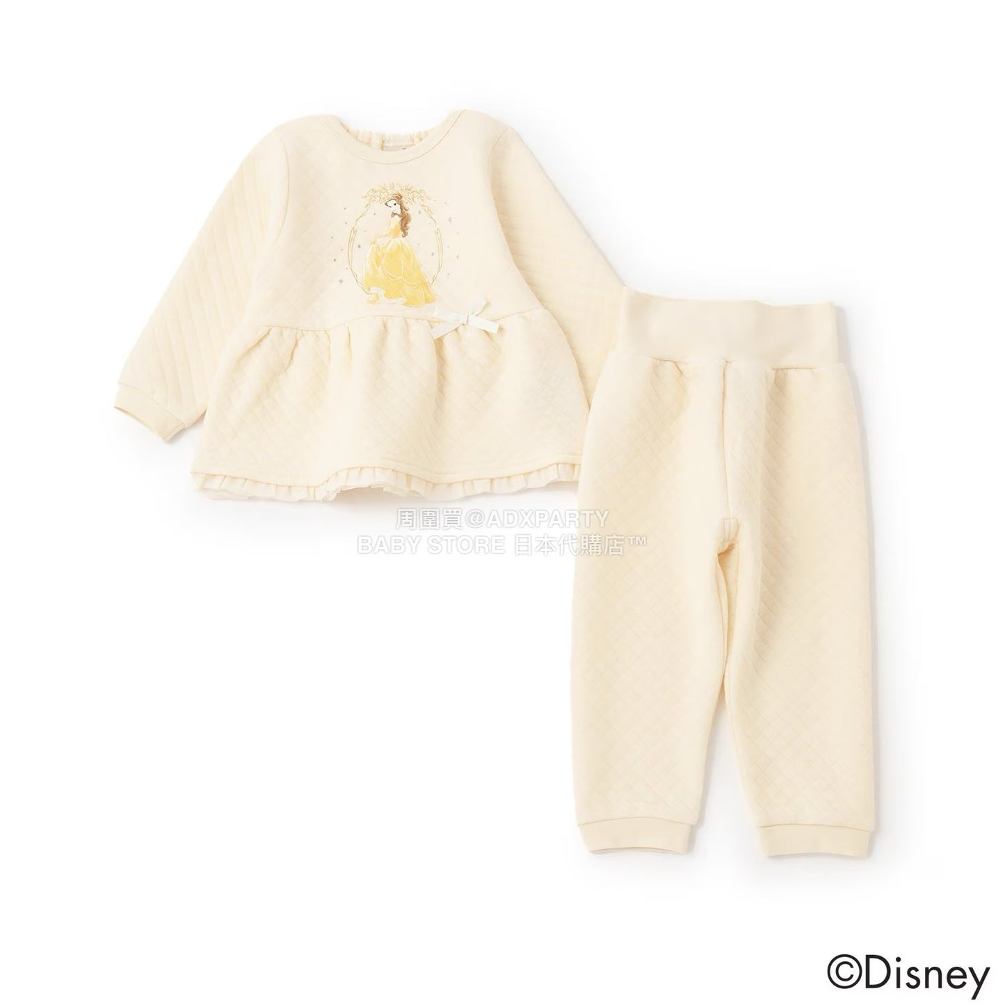日本童裝 pe#main x Disney 睡衣 80-130cm 女童款 秋季 睡衣系列