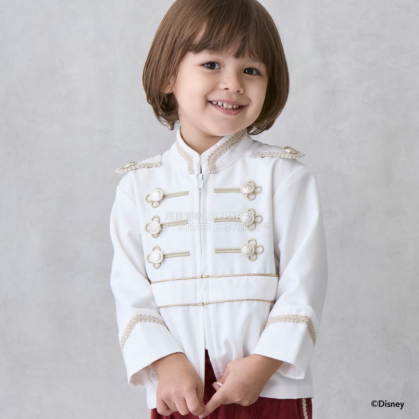 日本童裝 pe#main x Disney 王子兩件套裝 80-130cm 男童款 秋季 TOPS