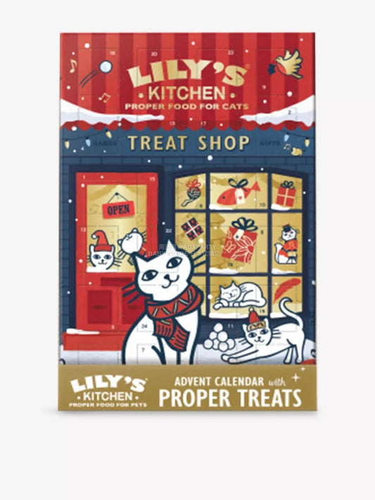 英美直送 LILY'S KITCHEN Pet Cat 寵物食用 聖誕倒數日曆 大人款 聖誕快樂特輯 聖誕倒數日曆 滿$900可加$25免運 Christmas Advent Calendars 2025