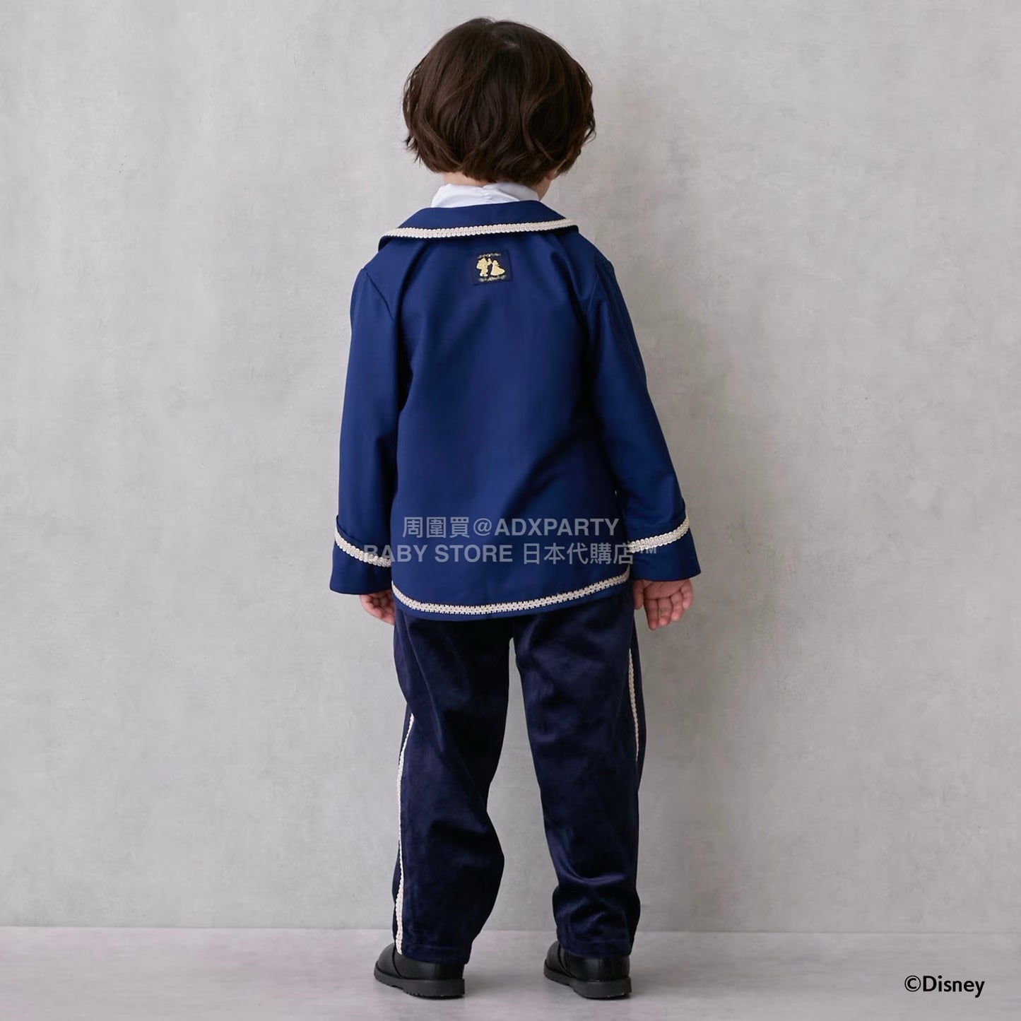 日本童裝 pe#main x Disney 王子兩件套裝 80-130cm 男童款 秋季 TOPS