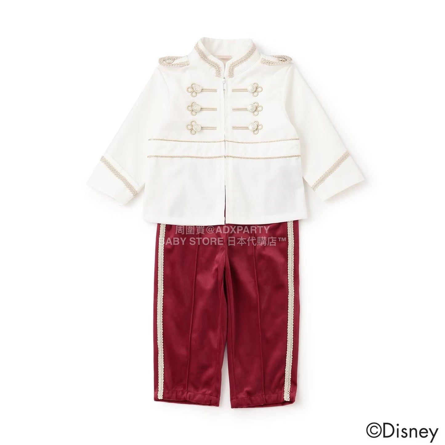 日本童裝 pe#main x Disney 王子兩件套裝 80-130cm 男童款 秋季 TOPS