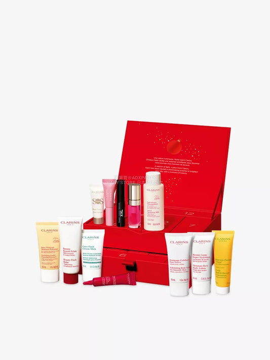 英美直送 CLARINS Women’s 12 Day Beauty Worth £167聖誕倒數日曆 大人款 聖誕快樂特輯 聖誕倒數日曆 滿$900可加$25免運 Christmas Advent Calendars 2025