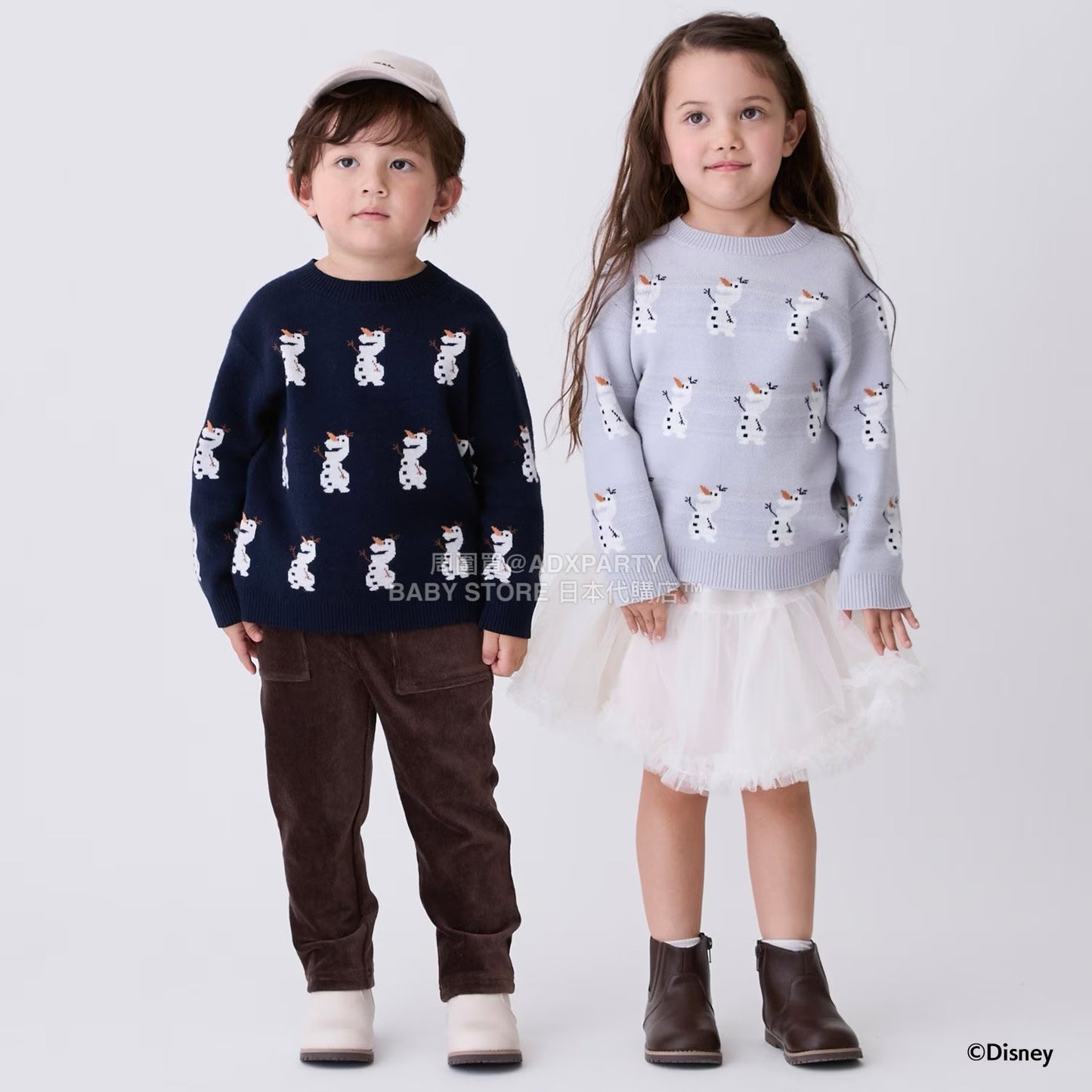 日本童裝 pe#main x Disney 針織毛衣 80-130cm 男童款 秋季 TOPS
