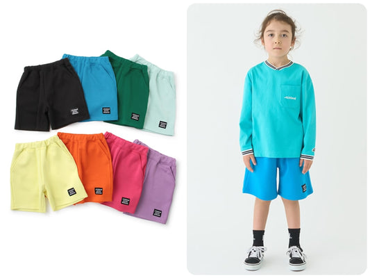 Japanese children's clothing mini#ML waterproof series quick-drying series sports shorts 90-140cm boys'/girls' spring and summer PANTS 