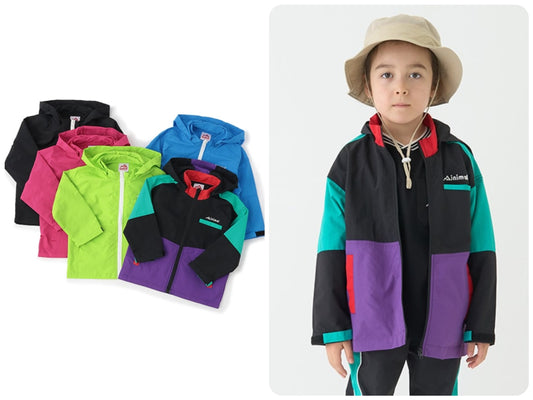 Japanese children's clothing mini#ML waterproof series mountain jacket 90-140cm boys/girls spring and summer OUTERWEAR 