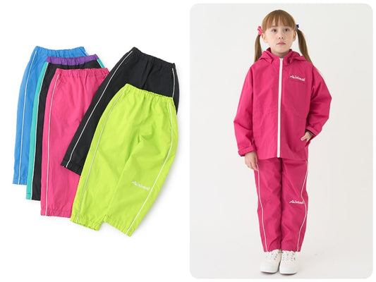 Japanese children's clothing mini#ML waterproof series sports pants 100-140cm boys'/girls' spring and summer PANTS 