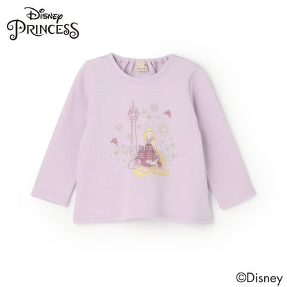 日本童裝 pe#main x Disney 公主刺繡圖案上衣 80-130cm 女童款 秋季 TOPS