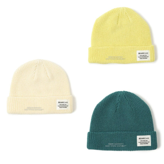 日本直送 BEAMS mini 彩色羅紋冷帽 52-54cm 帽系列