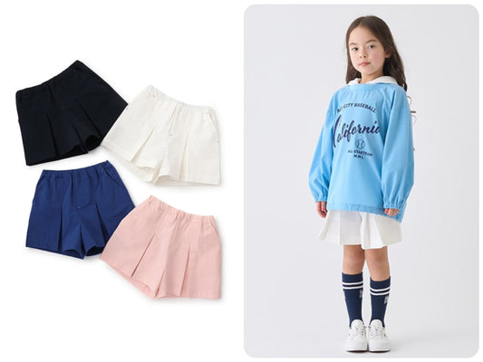 Japanese children's clothing mini#ML ruffled skirt pants 90-140cm girls spring and summer PANTS 