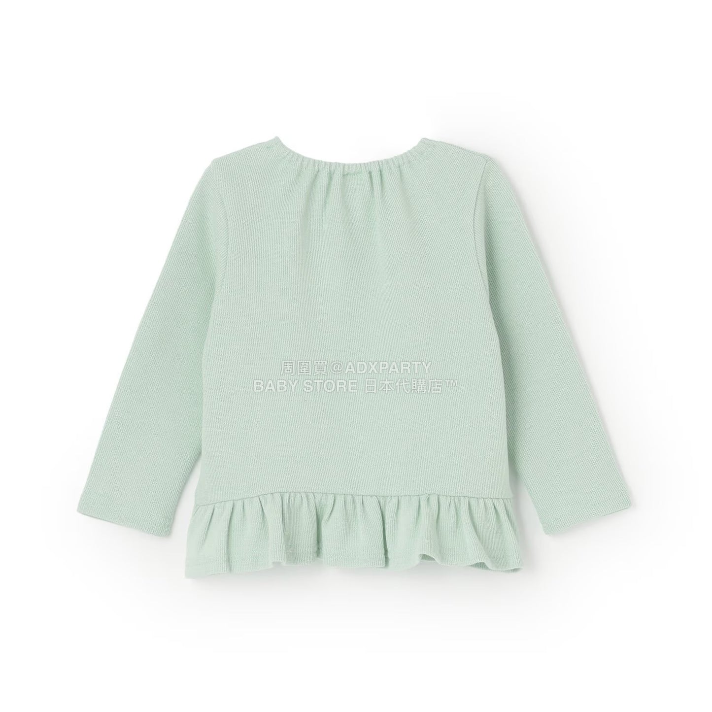 日本童裝 pe#main x Disney 公主刺繡圖案上衣 80-130cm 女童款 秋季 TOPS