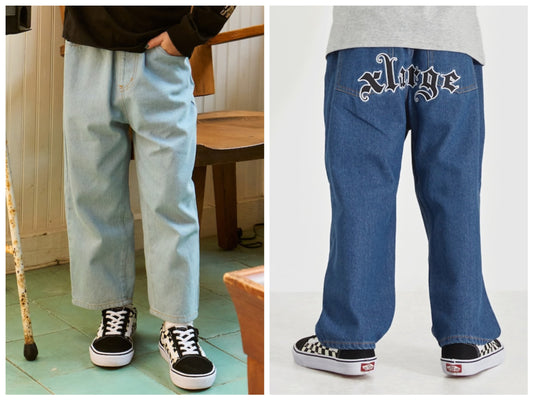 日本童裝 XLARGE KIDS 牛仔長褲 90-140cm 男童款 夏季 PANTS