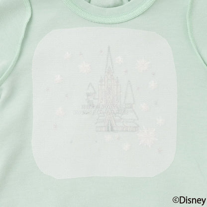 日本童裝 pe#main x Disney 公主刺繡圖案上衣 80-130cm 女童款 秋季 TOPS