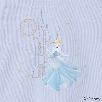 日本童裝 pe#main x Disney 公主刺繡圖案上衣 80-130cm 女童款 秋季 TOPS