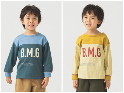 Japanese Kids' BEAMS mini JR Sobu Line, Yamanote Line, and Chuo Line Train Tops 90-150cm Boys' Summer TOPS Railway Series 