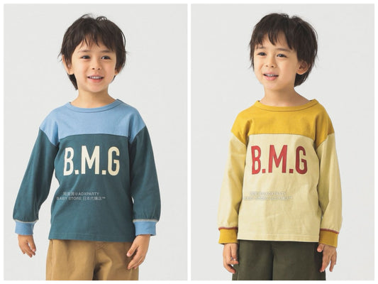 Japanese Kids' BEAMS mini JR Sobu Line, Yamanote Line, and Chuo Line Train Tops 90-150cm Boys' Summer TOPS Railway Series 