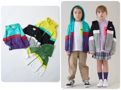 Japanese children's clothing mini#ML x KELTY sweatshirt jacket 100-140cm boys/girls spring and summer OUTERWEAR 
