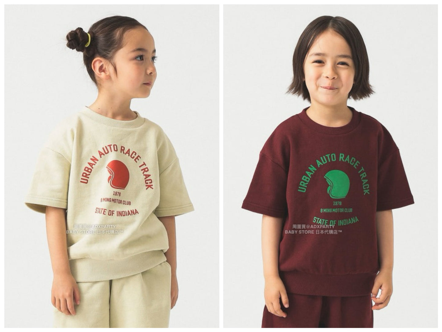 Japanese Kids' BEAMS mini JR Sobu Line, Yamanote Line, and Chuo Line Train Tops 90-150cm Boys' Summer TOPS Railway Series 