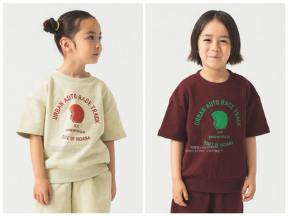 Japanese Kids' BEAMS mini JR Sobu Line, Yamanote Line, and Chuo Line Train Tops 90-150cm Boys' Summer TOPS Railway Series 