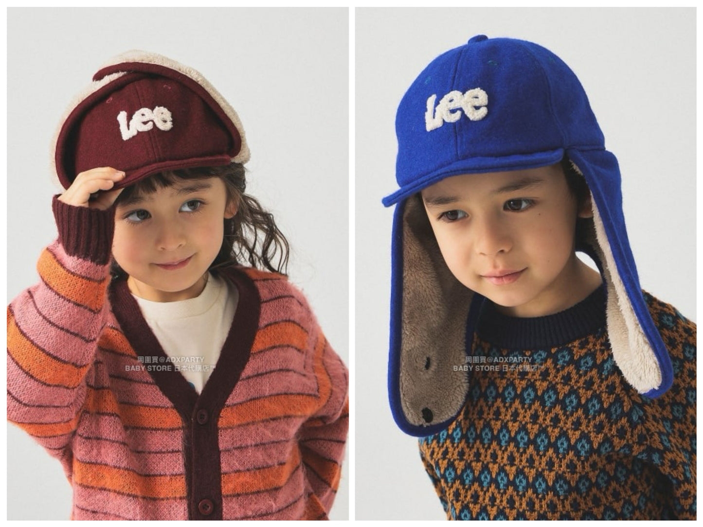 日本直送 B:MING by BEAMS 【別注版】Lee 護耳保暖飛行帽 52-54cm 帽系列