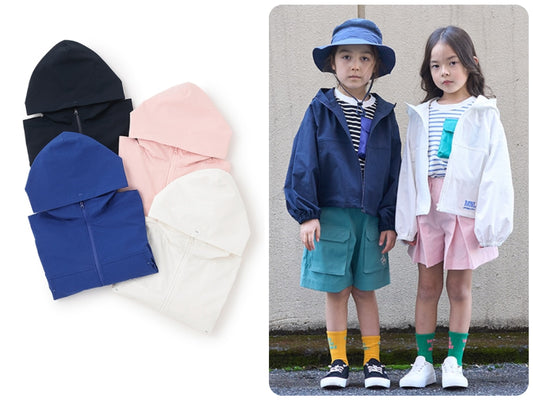 Japanese children's clothing mini#ML sports zipper jacket 100-140cm boys/girls spring and summer OUTERWEAR 