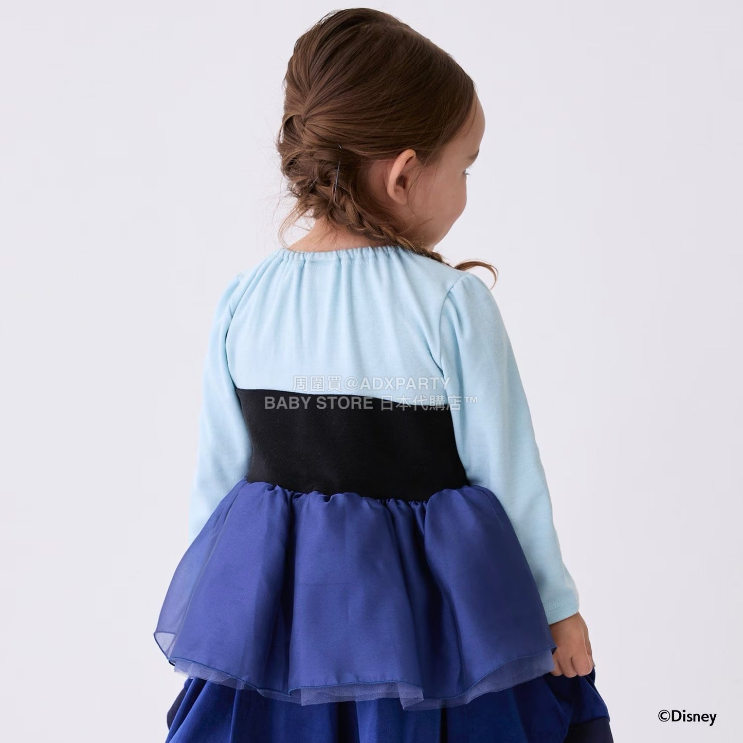 日本童裝 pe#main x Disney 公主上衣 80-130cm 女童款 秋季 TOPS