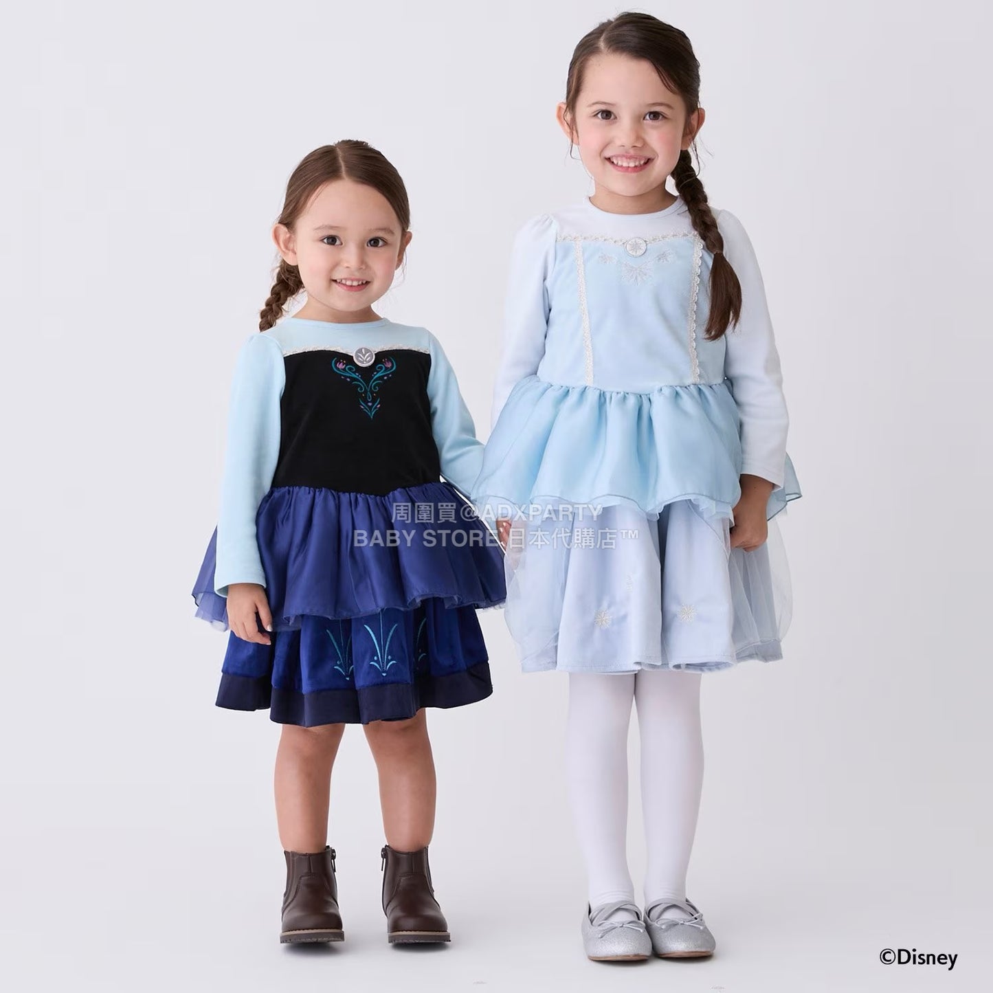 日本童裝 pe#main x Disney 公主上衣 80-130cm 女童款 秋季 TOPS