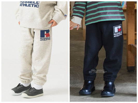 日本童裝 B:MING by BEAMS【別注版】RUSSELL ATHLETIC 衛衣運動褲 110-150cm 男童款/女童款 秋冬季 PANTS